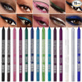 15 PCS Colorful Eyeliner Pen Set, Waterproof Metallic & Pearl Glitter Eyeliner Kit, Smudge-Proof Multipurpose Eye & Lip Liner Shadow Pencils with Shimmer for Party, Halloween, Cosplay Makeup