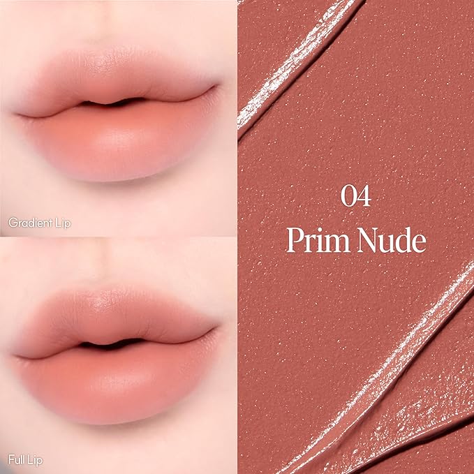 Espoir Couture Lip Tint Fitting Blur #4 Prim Nude | Smudge-Proof Fixing Lip Stain, Soft & Creamy Texture without Flaking, Lightweight and Comfortable Matte Finish, Korean Makeup, Vegan, 0.14 oz