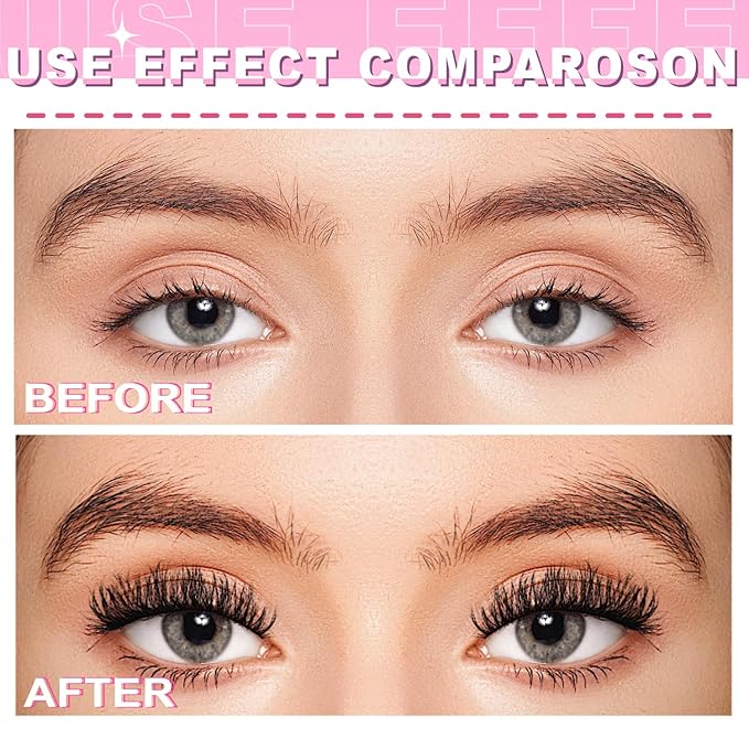 3D False 24 PAIR Eyelashes Cross Fluffy Natural Look PACK Volume Fluffy Natural Faux Mink Lashes
