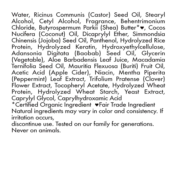 Shea Moisture Jamaican Black Castor Oil Leave In Conditioner 100% Pure Jamaican Black Castor Oil For Damaged Hair to Soften and Detangle Hair 11.5 oz (Pack of 12)