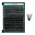 Lash Clusters 320Pcs 100D Eyelashes Cluster D Curl Individual Wispy Lashes Cluster for DIY Cluster Eyelash Extensions at Home for Beginners (Mix10-16mm)