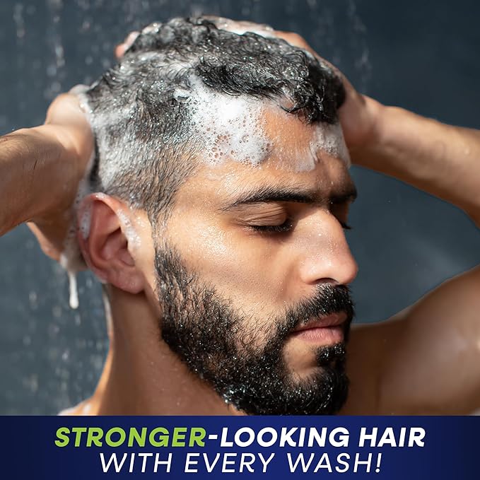 Svvimer Biotin Hair Growth Shampoo - Root Activator Thickening Shampoo for Men - With Rosemary Tea Tree Oil Caffeine For Hair Loss And Thinning Thickening - 13.5 Fl Oz
