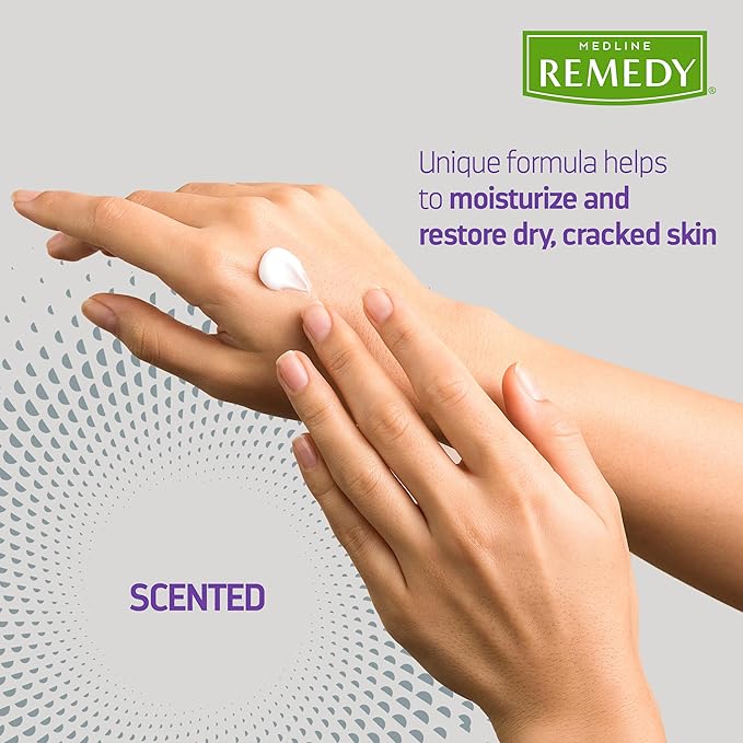 Medline Remedy Specialized Skin Cream, 4 oz., Hydrating and Nourishing Formula for Dry Skin