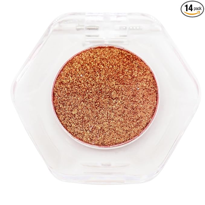 Bistopia，Pearlescent cream eyeshadow, shimmering, with a smooth texture that blends easily; a translucent metallic glitter eyeshadow that delivers a long-lasting, sparkling finish, 2g (#21)