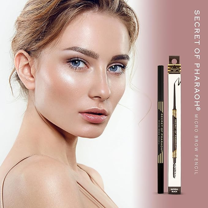 EBIN NEW YORK Micro Brow Pencil Natural Espresso | Ultra-Thin Tip for Precise Hair-Like Strokes | Defines Brows | Soft Smudging Brush | Water-Resistant & Cruelty-Free