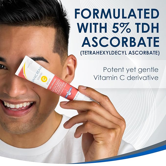 Vanicream Vitamin C Serum, 1.2 Fl Oz, Formulated without Common Irritants for Sensitive Skin, Milky and Lightweight Brightening Serum, Hydrates & Boosts Glow, Dermatologist-Tested (Pack of 12)