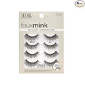 Ardell Faux Mink Lashes Flutter 822 – Soft & Fluffy False Eyelashes, Vegan Mink, Crisscross Layered Strip Lashes with Thin Band, 4 Pairs