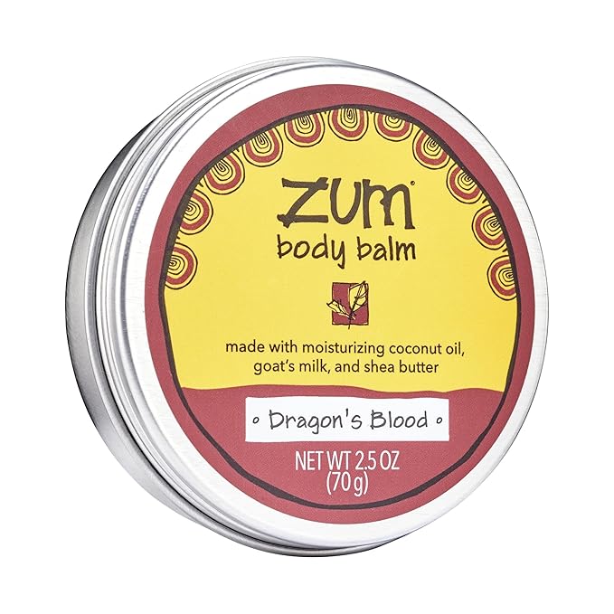 Zum Indigo Wild Body Balm - Body Moisturizer for Women & Men - Includes Goat's Milk, Shea Butter & More - Natural Skin Moisturizer - Dragon's Blood - 2.5 oz