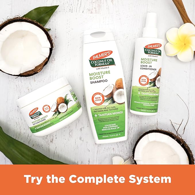 Palmer's Coconut Oil Formula Moisture Boost Deep Hair Conditioner, 12 Fl Oz | Palmer's