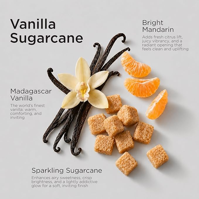 Lavanila Vanilla Sugarcane Perfume for Women, 1.7 Fl Oz – Clean Vanilla Perfume, Long Lasting Women’s Eau de Parfum with Madagascar Vanilla – Natural Fragrance, Women’s Fragrances