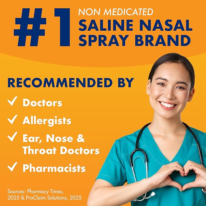 ARM & Hammer Simply Saline Extra Strength Plus Eucalyptus Nasal Mist for Severe Congestion, Saline Nasal Spray, 4.6 oz