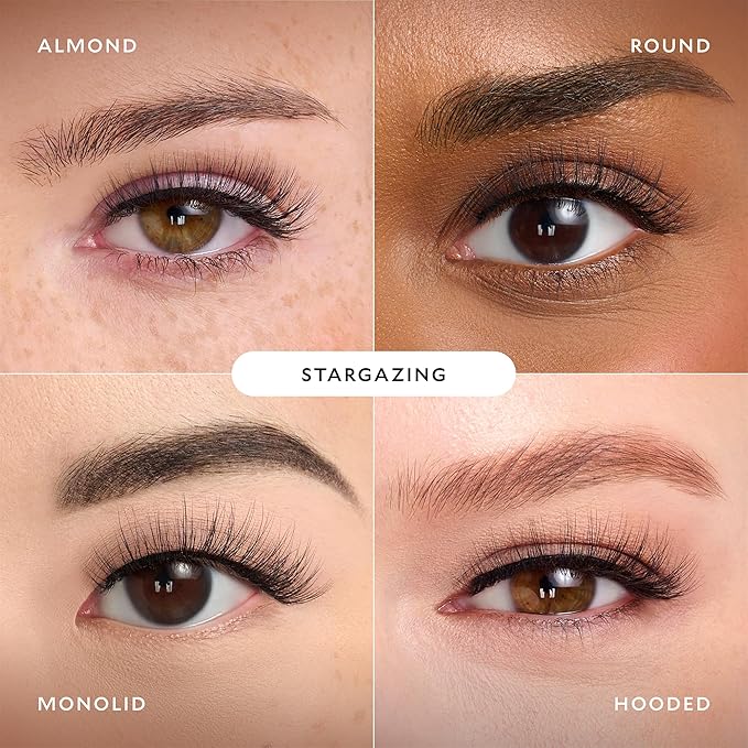 Velour Plant Fibre Eyelashes, Luxurious Hemp Derived False Lashes, Lightweight, Reusable, Handmade Fake Lash Extensions, Wear up to 25 Times, 100% Vegan, Soft and Comfortable, Stargazing