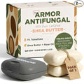 Antifungal Soap Infused with Shea Butter & Rose Oil | Medicated Jock Itch Treatment Helps Fight Ringworm & Athlete’s Foot | Tolnaftate 1% Antifungal Soap for Deep Cleansing | Pack of 2 Bars with Case
