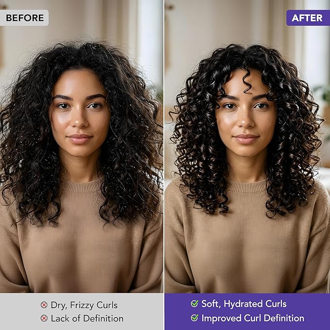 Botanic Hearth Curly Hair Shampoo And Conditioner Set For Curly Hair | Detangle, Define & Enhance Curls | With Jojoba Oil & Vitamin E | Sulphate Free | 16 Fl Oz X 2