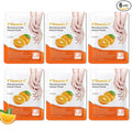 Hydrating Hand Masks, 6PCS Hand Mask Moisturizing Gloves for Men Women, Smooth Long Lasting Soft Exfoliating Hand Peeling Spa Mask Moisturizer Beauty Gift Set for Dry Cracked Rough Dull Hands（D)