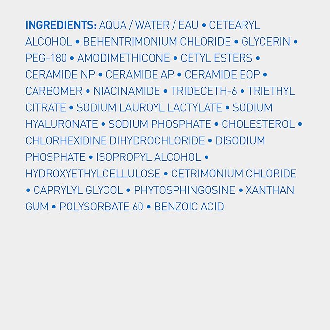 CeraVe Gentle Hydrating Conditioner, Hair Conditioner With Ceramides, Niacinamide & Hyaluronic Acid, Sulfate Free & Color Safe, Moisturizing Conditioner For All Hair & Scalp Types (Pack of 6)