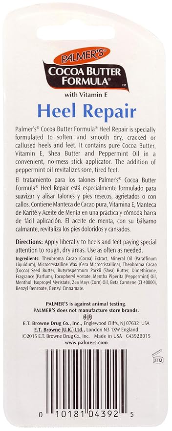 Palmer's Cocoa Butter Formula Heel Repair Stick, 0.9 Ounce (Pack of 6)