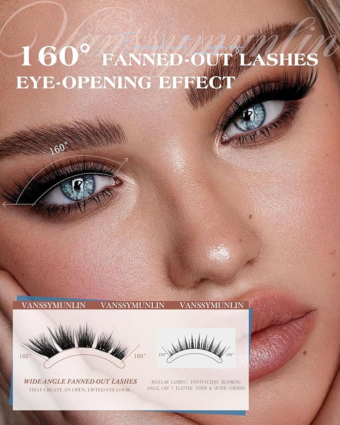 Manga Spikes Lash Clusters Kit with Remover with Bottom Lashes Wispy Cluster Eyelash Extensions Kit CD Curl Wide Eyelashes Clusters DIY Fox Eye Individual Lashes Volume Waterproof Lash Extension