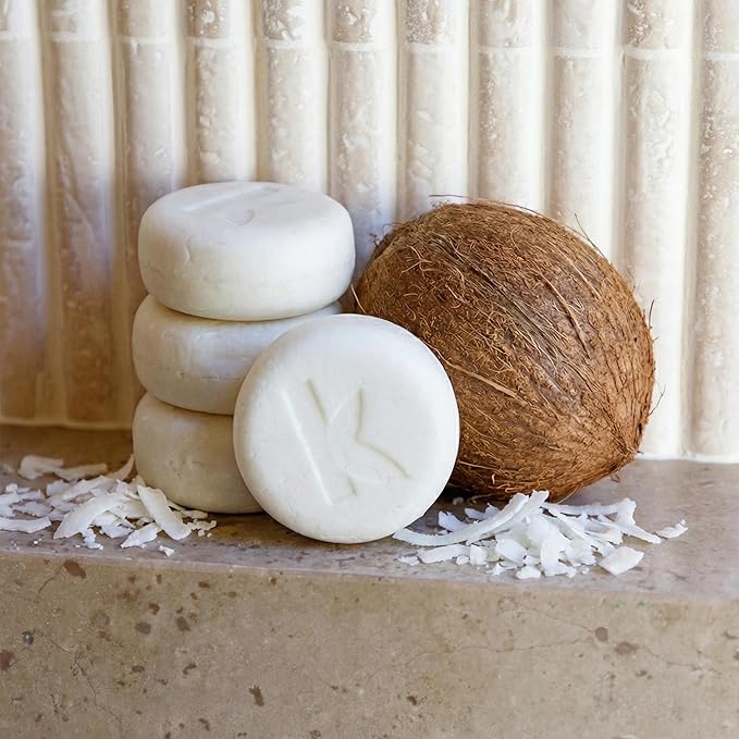 Seek Bamboo Coconut Shampoo Bar Hydrating & Nourishing with Coconut Milk, Shea Butter, Jojoba & Avocado Oils – Sulfate-Free, Keratin-Infused, Moisturizes & Strengthens Hair Naturally