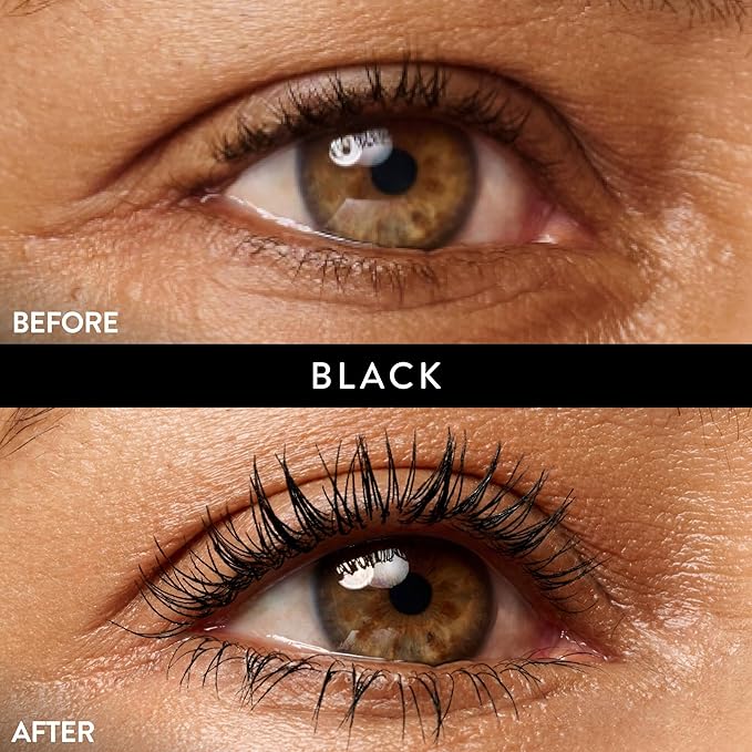 LAURA GELLER Long-n-Lifted Tubing Mascara – Lengthening & Lifting Mascara That Won’t Smudge or Flake – Gentle Tubing Formula Removes with Warm Water – Black
