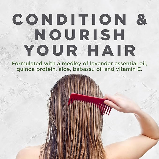 Avalon Organics Revitalizing Lavender Conditioner, For Smooth, Shiny, Touchably Soft Hair For Normal To Dry Hair, 11 Fluid Ounces