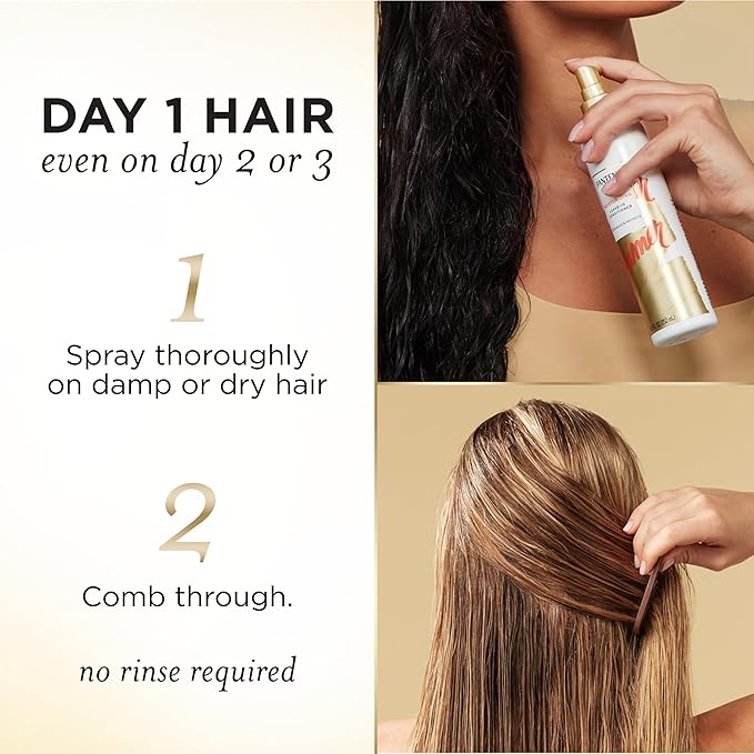 Pantene Conditioning Detangler Spray, Pro-V Repair & Protect, Nutrient Boost for Damaged Hair, Antioxidant Enriched, Leave-In Conditioner, Smooth & Shine, Sulfate-Free, 8.5 Fl Oz, 3 Pack