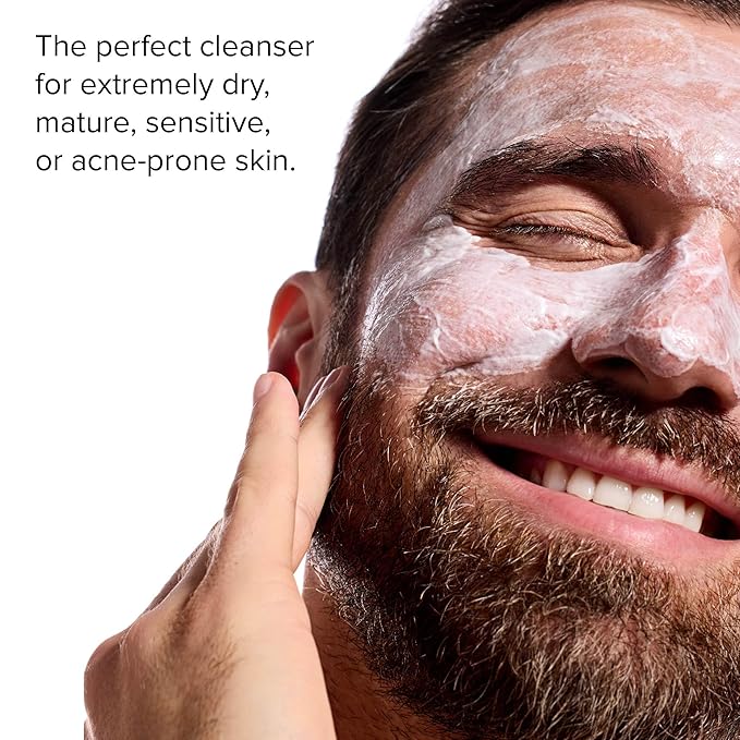 DRMTLGY gOAT Cleanser - Lightweight, Moisturizing Face Wash For Sensitive Skin, Oat + Hyaluronic Acid + Aloe Extract, Hydrating Gentle Facial Cleansing Milk For All SkinTypes, Fragrance Free, 5.75 oz