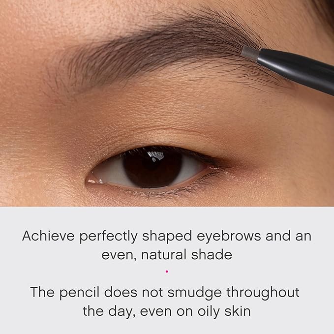 Vivienne Sabó Brow Arcade Eyebrow Pencil – Micro Definer with Brush for Cool-Toned Hair, Smudge-Proof Color and Longwear Shape Enhancement, Shade 07 Ash Brown, 0.035 oz