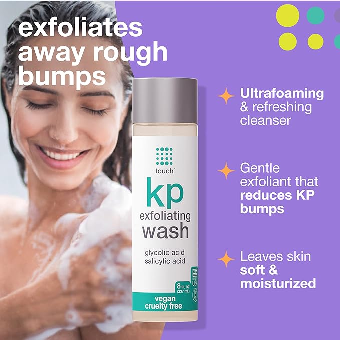 TOUCH KP Care Routine Set – Exfoliating Body Wash & Glycolic Lotion