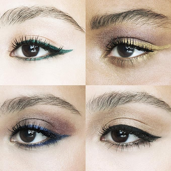 Beauty For Real I-Line 24-7 Eyeliner, In the Navy - Dark Shimmery Blue - Long-Wearing, Waterproof Gel Formula - Safe for Sensitive Eyes & Contact Lens Wearers - 0.01 oz