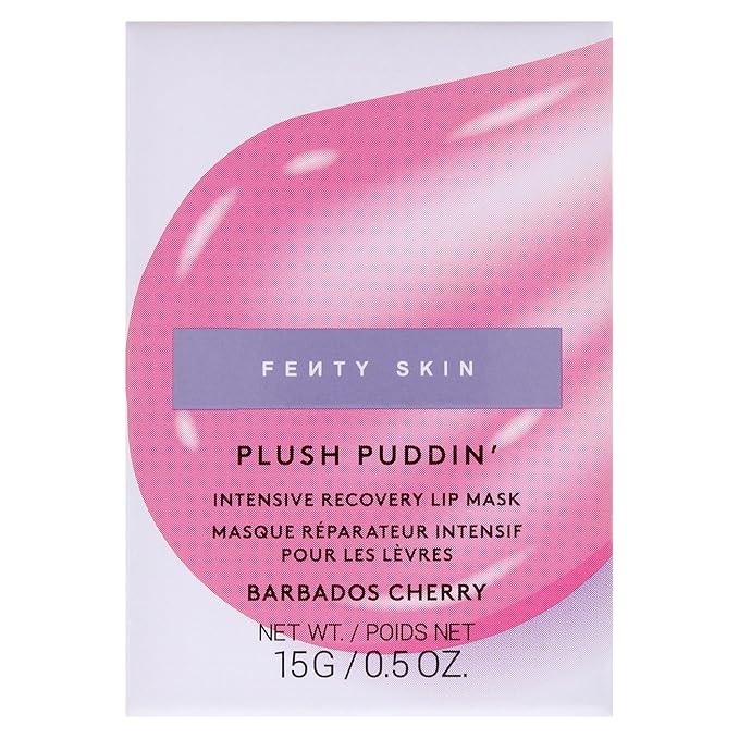 Plush Puddin Intensive Recovery Lip Mask - Barbados Cherry by Fenty Beauty for Women - 0.5 oz Lip Mask