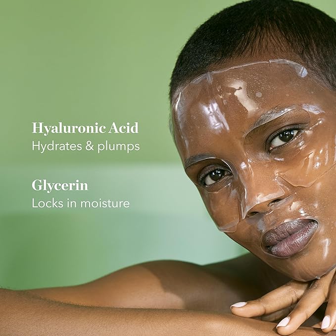 Bioeffect Imprinting Hydrogel Face Mask | Soothing Two-Part Hydrogel Mask for Intense Hydration, Plumper & Smoother-Looking Skin, 1 Mask