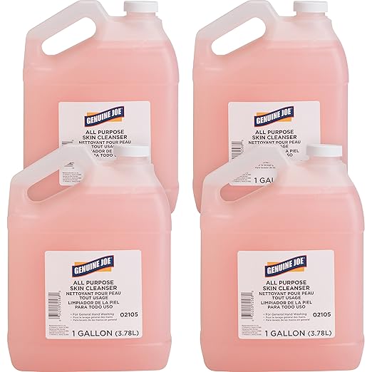 Genuine Joe 02105CT Hand Soap Lotion Dispenser Refill 1Gal 4/CT Pink