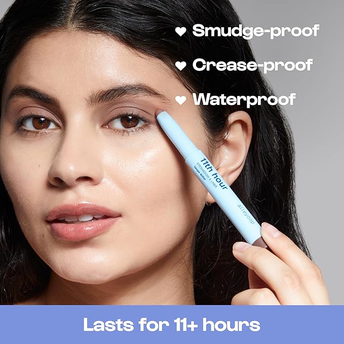 ALLEYOOP 11th Hour Waterproof Cream Eyeshadow Stick – Long-Lasting Eye Shadow Pencil & Eyeliner, Cream to Powder Stick & Highlighter – Smudge-Proof Eyeshadow Matte, Taupe Matte