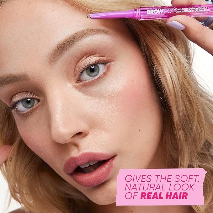 Kosas Brow Pop Eyebrow Pencil – Brow Pencil with Spoolie, Honey Blonde