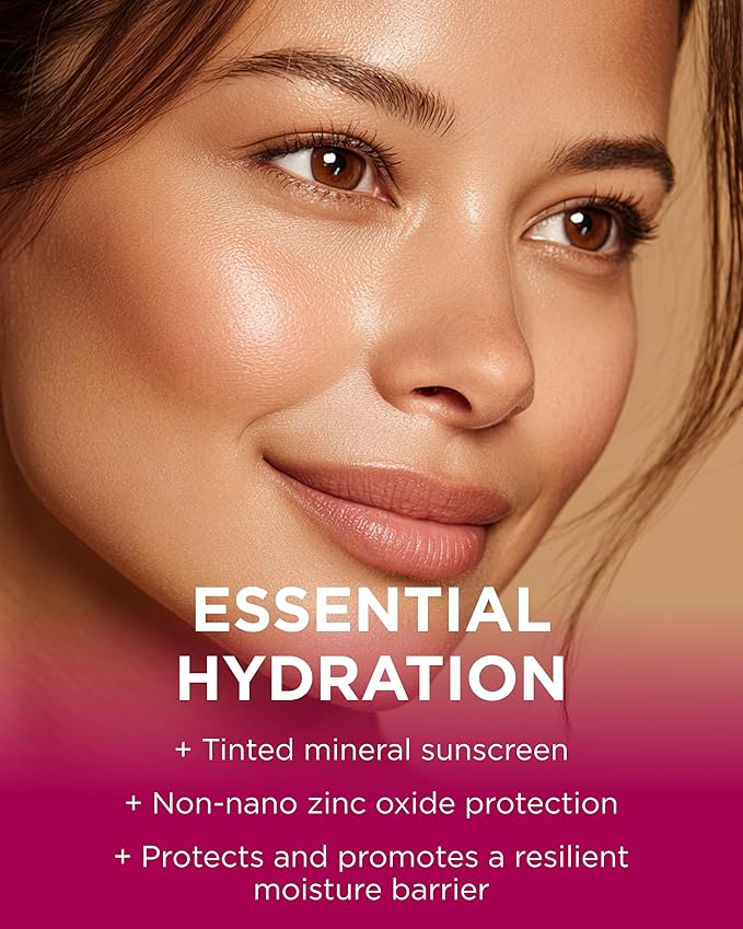 Andalou Naturals 1000 Roses CC Color + Correct with SPF 30, Sheer Tan, 2-in-1 Face Sunscreen + CC Cream for Sensitive Skin, Helps Correct Uneven Skin Tone, Reef Safe Sunscreen, 2 Fl Oz