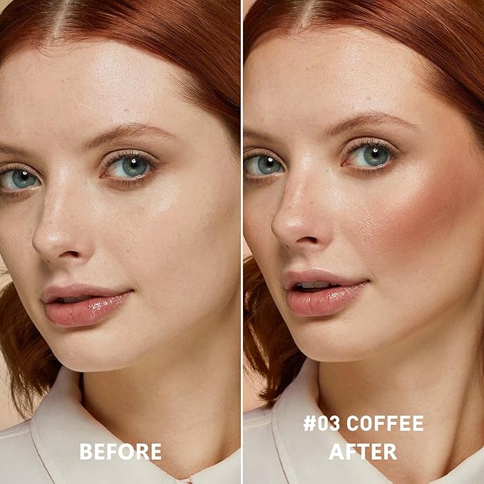 FOCALLURE Cream Contour Stick, Matte Bronzer Stick, Professional Face Shaping & Contouring Stick Makeup, Easy to Apply with Buildable Coverage, Long Lasting & Sweatproof, COFFEE