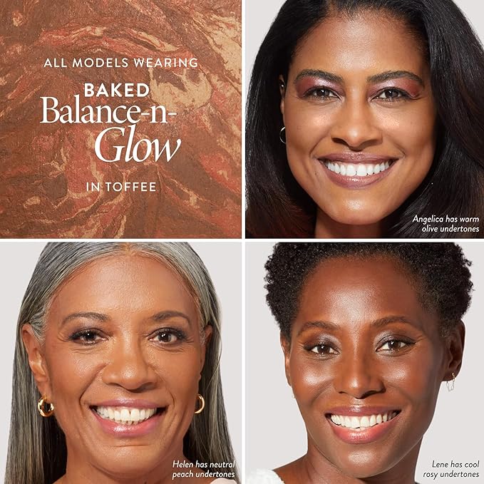 LAURA GELLER NEW YORK Baked Balance-N-Glow Illuminating Foundation - Toffee - Buildable Sheer to Light Coverage - Satin Finish