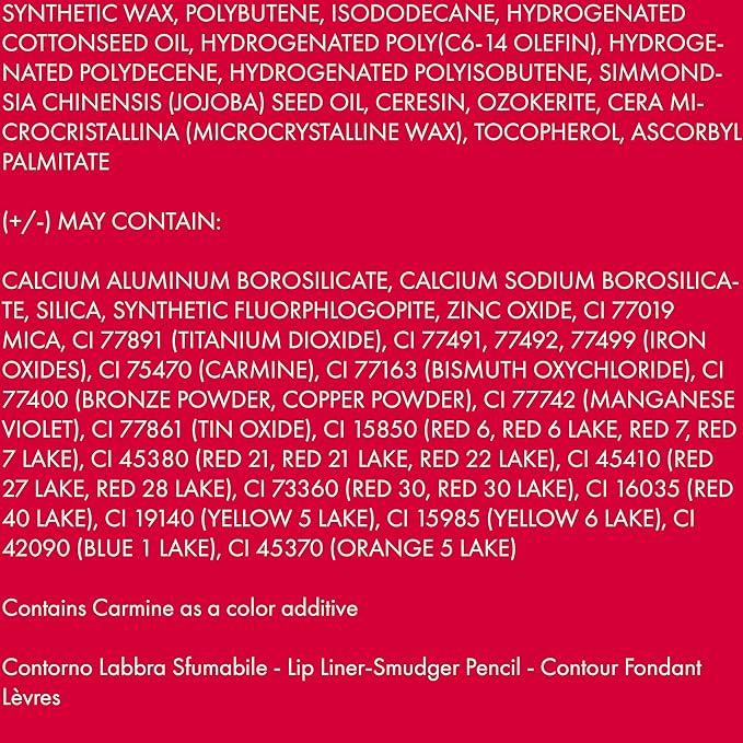 Pupa Milano True Lips Blendable Lip Liner - Dual-Ended Matte Lining Color and Brush - Light and Creamy, Hydrating, High Pigment, Smudge Proof Formula - Paraben Free - 031 Coral - 0.042 oz