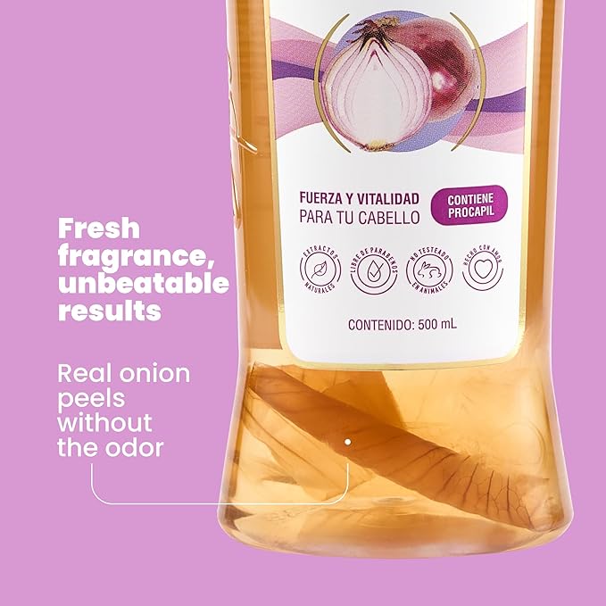 ANYELUZ Onion Shampoo, Conditioner and Hair Mask set, with Onion Extract and Vitamin E, Cleanses and Reduces Oiliness, for all Hair Types