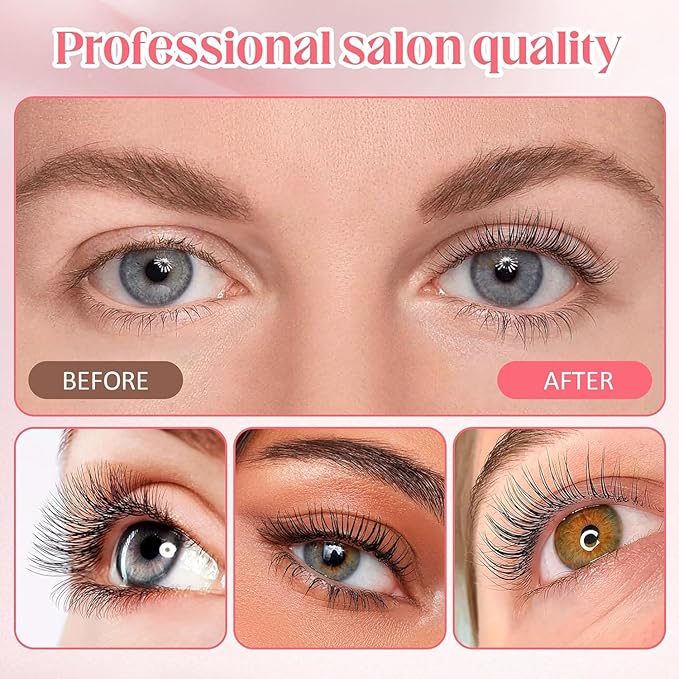2026 Upgraded Lash Lift Kit for Perming,Curling and Lifting Eyelashes |Semi-Permanent Salon Grade Supplies for Beauty Treatments,Includes Eye Shields,Pads and Accessories
