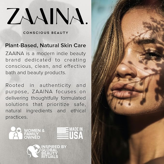 ZAAINA Extra Glow Face Oil Serum - Natural Ayurvedic Hydrating Glow Face Oil, Moisturizing Lightweight Oil for Dry, Dull & Sensitive Skin, Natural Primer for Makeup for all Skin Types - 1 oz