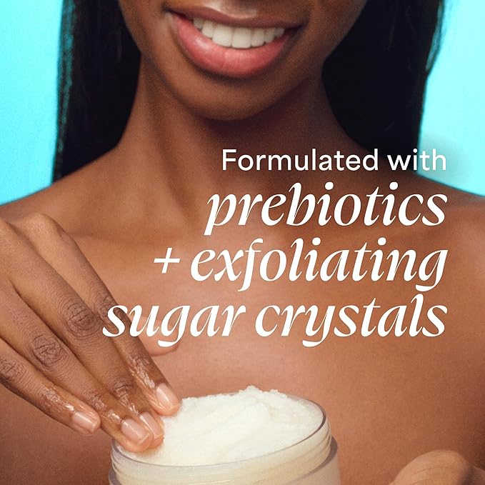 TULA Skin Care So Polished Exfoliating Body Scrub - Gently Exfoliates with Prebiotics, Coconut Oil, and Sugar for Reviving Exfoliation and Glow, 0.44 lb