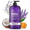 Botanic Hearth Purple Shampoo 16 Fl Oz | For All Shades Of Blonde, Silver & Gray Hair | With Lavender Oil, Vitamin E & Rosemary Oil | Sulfate & Paraben Free