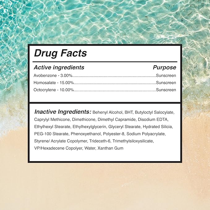 Surface Dry Touch Sunscreen Lotion SPF 30 - Reef Safe, Fragrance Free, PABA Free, Hawaii 104 Compliant - Lightweight Non-Greasy Travel Size Sunscreen for Face and Body, 1.5 oz