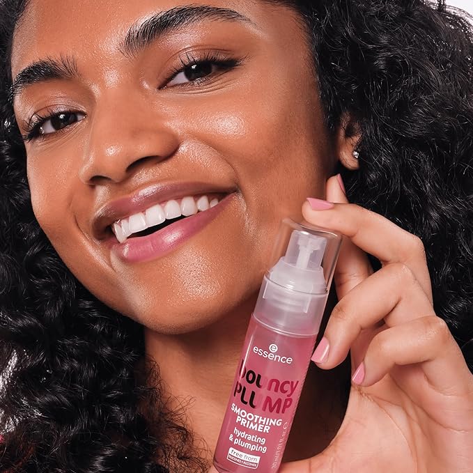 essence | Bouncy Plump Smoothing Primer | Cooling Gel Primer for Plump, Smooth & Hydrated Skin | Fresh Watermelon Scent | Vegan & Cruelty-Free