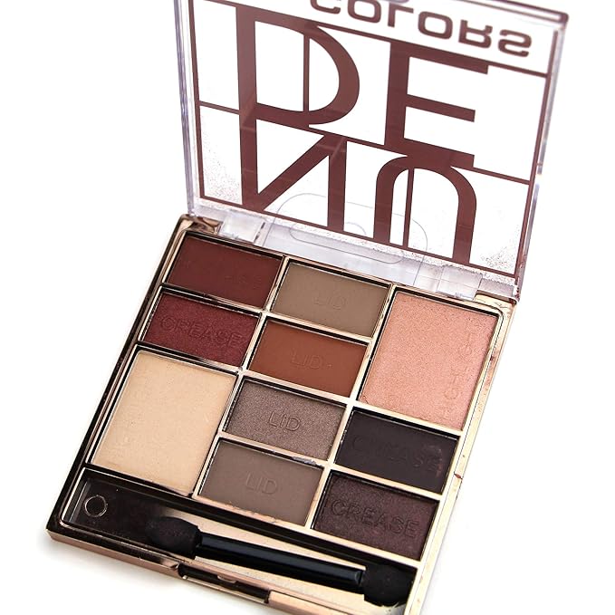 L.A. COLORS Color Block Eyeshadow, Nude CES135 (Pack of 2)