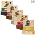 Dr. Squatch Natural Men’s Bar Soap - Cold Process Body Soap Bar with Natural Oils - Gifts for Men - Sandalwood Summit, Pine Tar, Birchwood Breeze, Wood Barrel Bourbon & Mountain Meadow (5 oz, 5-Pack)