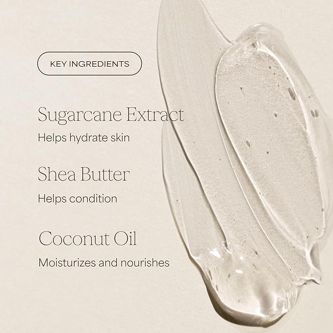 RAW SUGAR Body Wash, 20 fl oz (Pack of 3), Caramel Vanilla Delight