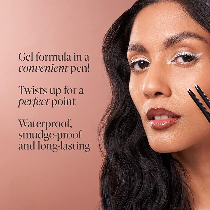 Mally Beauty Evercolor Gel Waterproof Eyeliner - Hazelnut - Creamy Long-Lasting Smudge-Proof Gel Formula - Retractable Eye Liner